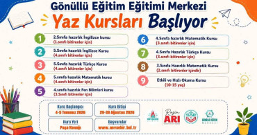 Nevşehir'de Ücretsiz Yaz Kursları Başlıyor