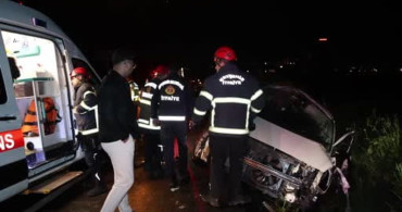 Nevşehir'de Yağış Nedeniyle Takla Atan Araçta 1 Yaralı