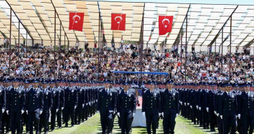 Niğde POMEM'de 721 polis adayının mezuniyet coşkusu