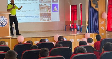 Niğde'de Öğrencilere Trafik Eğitimi Verildi