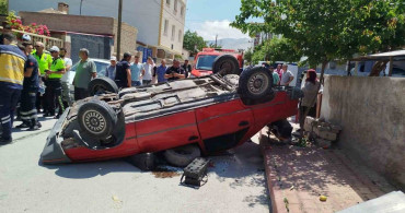 Niğde'de otomobil kontrolü kaybederek ters döndü: 1 yaralı