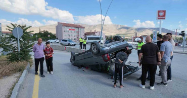 Niğde'de otomobil takla attı: 1 yaralı