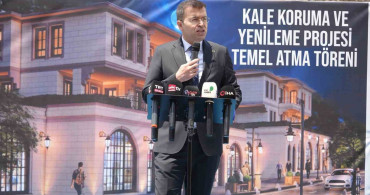 Niğde'nin kale ve çevresi yenileme projesinde ilk temel atıldı