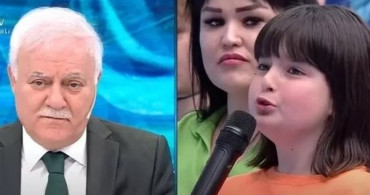 Nihat Hatipoğlu’na soru soran 8 yaşındaki kız çocuğu gözyaşlarına hakim olmadı