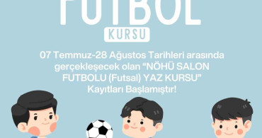 NÖHÜ’de çocuklara yönelik futsal yaz kursu başlıyor