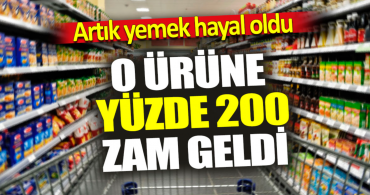 O ürünü artık hayallerinizde bile yiyemeyeceksiniz! %200 zam yapıldı