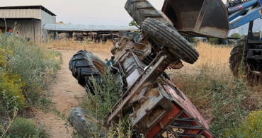 Ödemiş'te traktör kazası: 16 yaşındaki çocuk ağır yaralandı