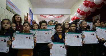 Öğrenciler Karnelerini Aldı