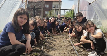 Öğrencilerden Ekolojik Tarım Uygulaması