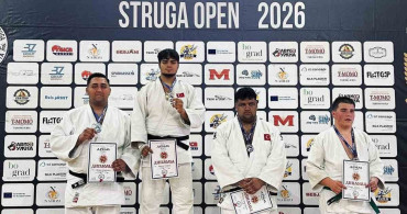 Oğulcan Koçboğa, uluslararası judo turnuvasında altın madalya kazandı