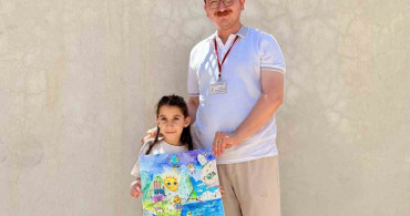 Okyanus Tümay, resim yarışmasında büyük ödül kazandı