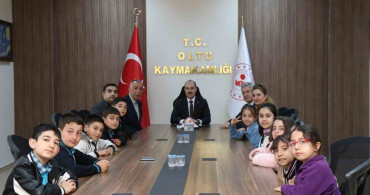 Oltu'da Öğrencilerden Kaymakam'a Gezi Raporu