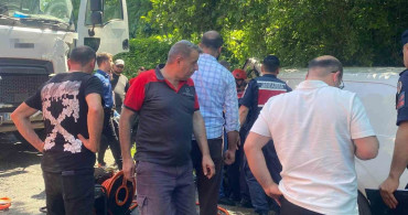 Ordu'da Çöp Kamyonu ile Ticari Araç Çarpıştı: 1 Yaralı
