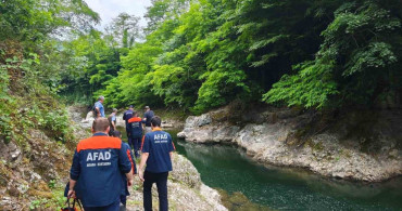 Ordu'da ırmağa düşen şahıs hayatını kaybetti
