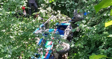 Ordu'da kontrolden çıkan patpat devrildi, sürücü hayatını kaybetti