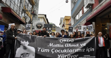 Ordu'da Mattia Ahmet Minguzzi İçin Anma Yürüyüşü Düzenlendi