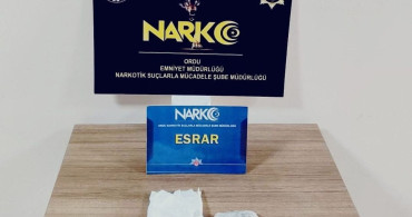 Ordu'da Uyuşturucu Operasyonu: 1 Tutuklama