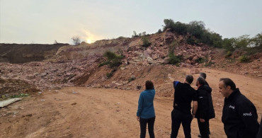Ordu'daki Taş Ocağında Göçük İncelemesi Yapıldı