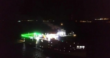 Oruç Reis Çanakkale Boğazı'ndan Geçti