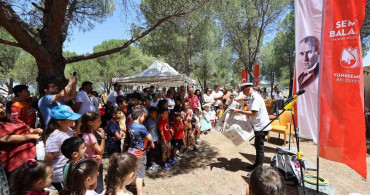 Osmancalı çileği’nin ilk hasadı düzenlenen şenlikle yapıldı