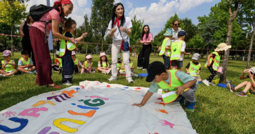 Osmangazi'de minikler yaza merhaba etkinliğinde buluştu