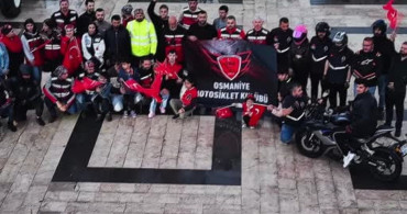 Osmaniye'de 19 Mayıs Motosiklet Korteji Coşkusu