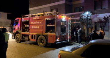 Osmaniye'de Apartman Dairesinde Yangın Çıktı