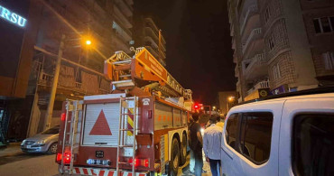 Osmaniye'de balkonda yakılan mangal itfaiyeyi alarma geçirdi