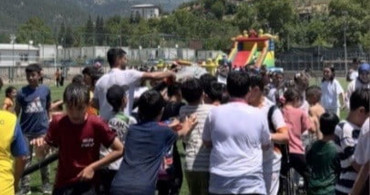 Osmaniye'de itfaiye çocukları serinletti