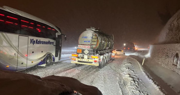 Osmaniye'de Kar nedeniyle Mahsur Kalanlar Kurtarıldı