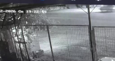 Osmaniye'de otomobil ile motosikletin çarpıştığı kaza kamerada kaydedildi