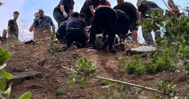 Osmaniye'de otomobil uçuruma yuvarlandı: 1 yaralı