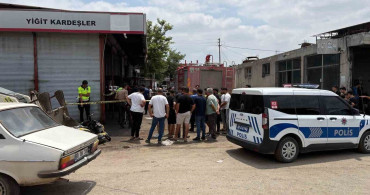 Osmaniye'de sanayi sitesinde stajyer öğrencinin hayatını kaybetmesi