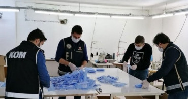 Osmaniye'deki Operasyonda 9 Bin 662 Kaçak Maske Ele Geçirildi