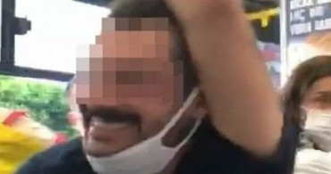 Otobüste Maske Kavgası: 'Bu mu Seni Kurtaracak?' Dedi, Maskesini Fırlattı