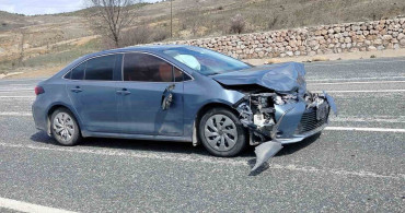 Otomobil Koyun Sürüsüne Çarptı, 9 Koyun Telef Oldu