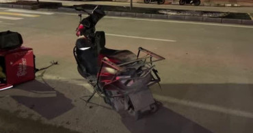 Otomobil Motosiklete Çarptı, Sürücü Kaçtı: 1 Yaralı