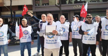 Öz İplik İş Sendikası'ndan Ar Leder'e Basın Açıklaması