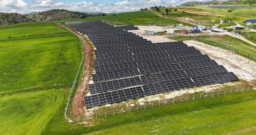 Özbelsan güneş enerji santrali hizmete açıldı