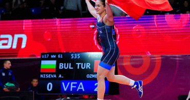 Özdenur Özmez U17 Avrupa Güreş Şampiyonası'nda Altın Madalya Kazandı