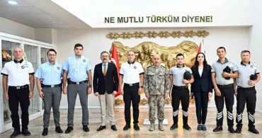 Özel güvenlikçilerden il emniyet müdürü karadeniz’e ziyaret