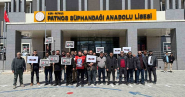 Patnos Eğitim-Bir-Sen'den Şiddet Olaylarına Sert Tepki