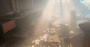 Pazaryeri'nde Meslek Yüksekokulu'nda Yangın Paniği