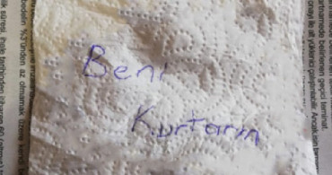 Peçeteye Yazdığı Not Sayesinde Kurtuldu