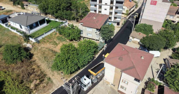 Pelitli Mahallesi Atatürk Caddesi asfaltlama çalışmaları tamamlandı