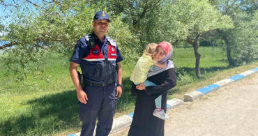 Pelitözü Gölpark’ta kaybolan çocuk jandarma tarafından bulundu