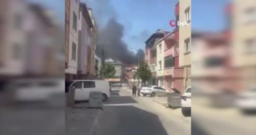 Pendik'te çatı katında yangın sırasında 1 kişi hafif yaralandı