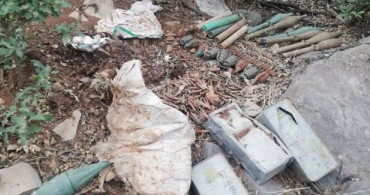 PKK'ya Ait Çok Sayıda Mühimmat Ele Geçirildi