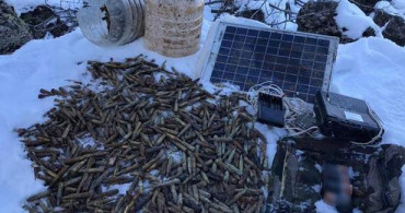 PKK'ya Ait Yüklü Mühimmat Ele Geçirildi