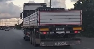 Plakasını köpükle kapatan tıra 236 bin lira ceza uygulandı
